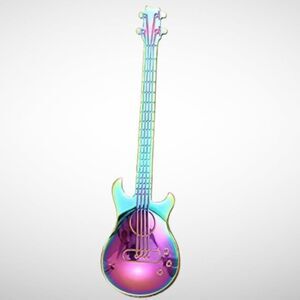 Stainless Steel Guitar Spoon New Coffee Spoon Tea Spoon Cereal Spoon